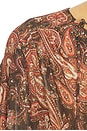 view 4 of 4 Indira Lace Up Wrapped Mini Dress in Paisley
