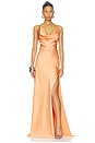 view 1 of 3 ROBE MAXI VERA in Peach