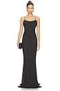 view 2 of 4 VESTIDO NINFEA in Black & Amber