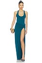 view 1 of 3 ROBE DÉBARDEUR LONGUE JUNO  in Malachite