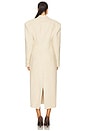 view 3 of 3 Ottavia Coat in Ivory