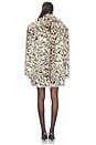 view 4 of 4 Weston Maxi Faux Fur Jacket in Animalier