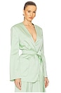 view 2 of 4 Wes Collarless Blazer in Mint