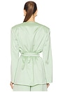 view 3 of 4 Wes Collarless Blazer in Mint