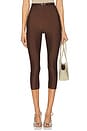 view 1 of 6 Holly Capri Leggings in Coffee