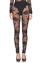view 1 of 6 Zillah Lace Leggings in Black