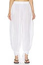 view 2 of 7 Noor Tied Up Maxi Pants in White