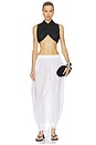 view 6 of 7 Noor Tied Up Maxi Pants in White