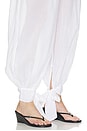 view 7 of 7 Noor Tied Up Maxi Pants in White