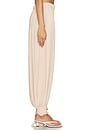 view 4 of 7 Noor Tied Up Maxi Pants in Peach