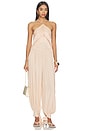 view 6 of 7 Noor Tied Up Maxi Pants in Peach