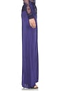 view 2 of 6 Zohra Maxi Twist Detail Maxi Skirt in Purple Ink