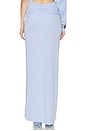 view 4 of 6 Zohra Twist Detail Maxi Skirt in Cielo