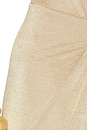 view 6 of 6 FALDA LARGA DRAPEADA ANJA in Gold