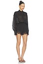 view 2 of 4 PLAYSUIT DE LENCERÍA JULIETTE  in Pois Black & Amber