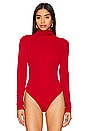 view 2 of 5 Parker Bodysuit in Red