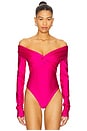 view 2 of 5 Kendall Bodysuit in Fuchsia