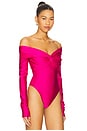 view 3 of 5 Kendall Bodysuit in Fuchsia