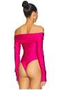 view 4 of 5 Kendall Bodysuit in Fuchsia