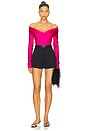 view 5 of 5 Kendall Bodysuit in Fuchsia