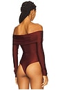 view 4 of 5 Kendall Bodysuit in Burgundy