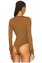 view 4 of 5 Zelda Bodysuit in Cigar