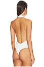 view 4 of 5 Zendaya Deep Vneck Bodysuit in Off White
