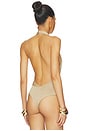 view 4 of 5 Zendaya Deep Vneck Bodysuit in Gold