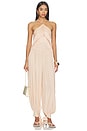 view 4 of 4 Reina Halterneck Fringed Top in Peach