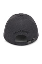 view 3 of 3 Jeremy Monogram Baseball Cap in Dark Grey