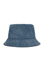 view 3 of 3 Nicks Bucket Hat in Shadow Blue