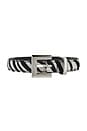 view 3 of 3 CEINTURE NICOLA  in Zebra