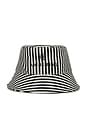 view 1 of 4 BOB NICKS  in White And Black Stripe