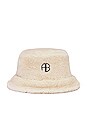 view 3 of 3 Cami Bucket Hat in Cream