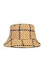 view 3 of 3 Cami Bucket Hat in Camel Check