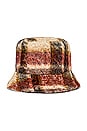view 2 of 3 Cami Bucket Hat in Oatmeal Plaid