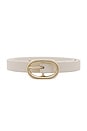 view 3 of 3 Mini Signature Link Belt in Ivory
