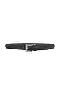 view 1 of 3 Nicola Belt in Black & Silver