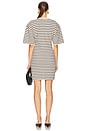 view 3 of 4 Mona Dress in Black Stripe French Terry
