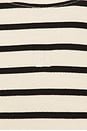 view 4 of 4 Mona Dress in Black Stripe French Terry
