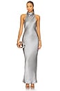 view 1 of 3 Eliana Dress in Pastel Blue