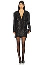 view 1 of 5 Veneda Mini Dress in Black Sequin