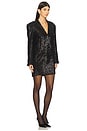 view 3 of 5 Veneda Mini Dress in Black Sequin