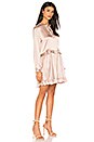 view 2 of 3 Frill Silk Dress in Rose