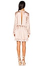 view 3 of 3 Frill Silk Dress in Rose