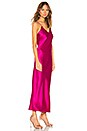 view 2 of 3 Rosemary Silk Slip Dress in Pink
