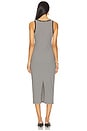 view 3 of 4 Alessia Tank Midi Dress in Cream & Black Stripe