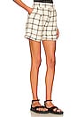 view 2 of 4 Becky Short in Beige Plaid