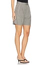view 2 of 6 Carrie Short in Black & White Mini Houndstooth