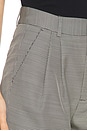 view 6 of 6 Carrie Short in Black & White Mini Houndstooth